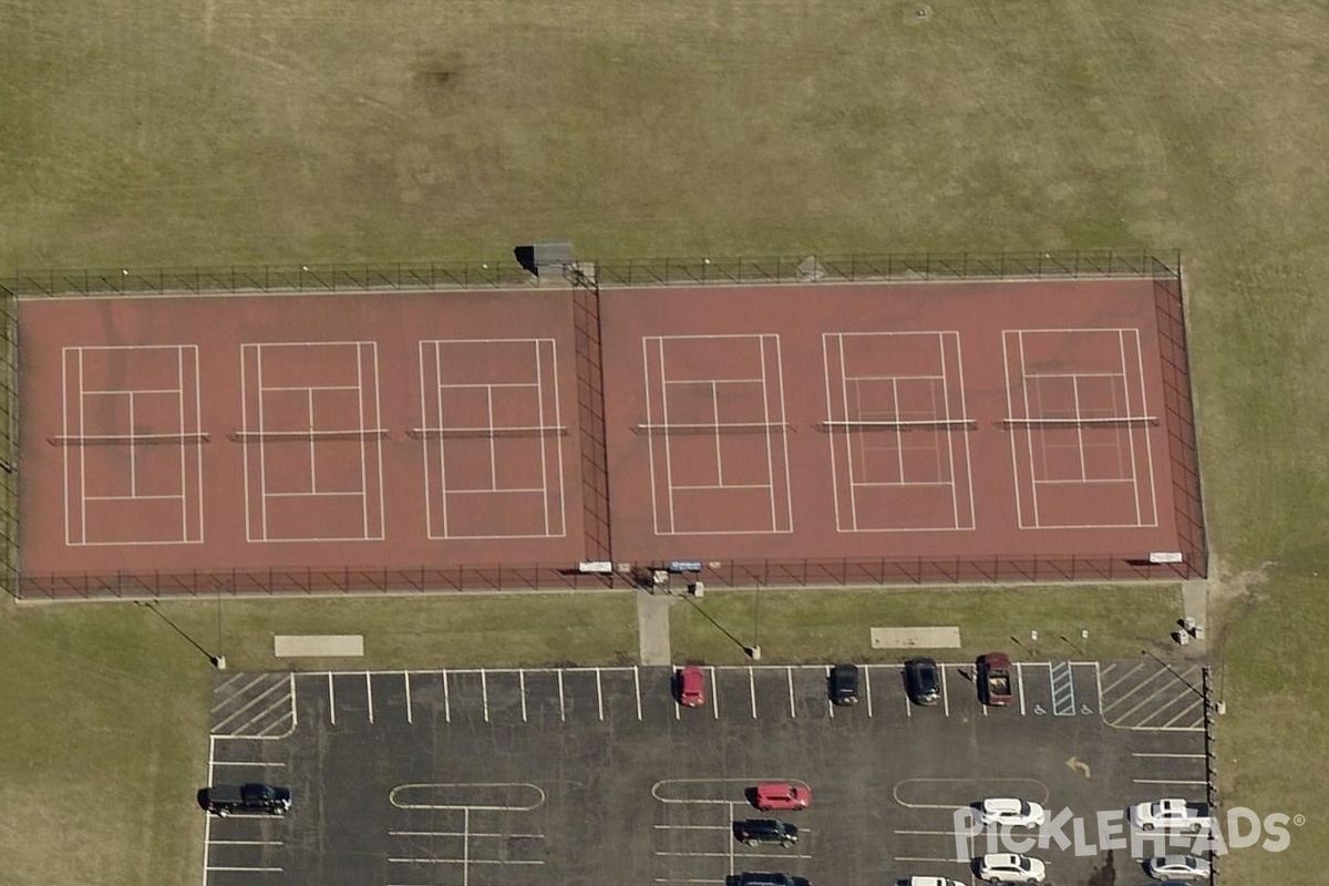 Play Pickleball at Newark OH High School Tennis Courts Court